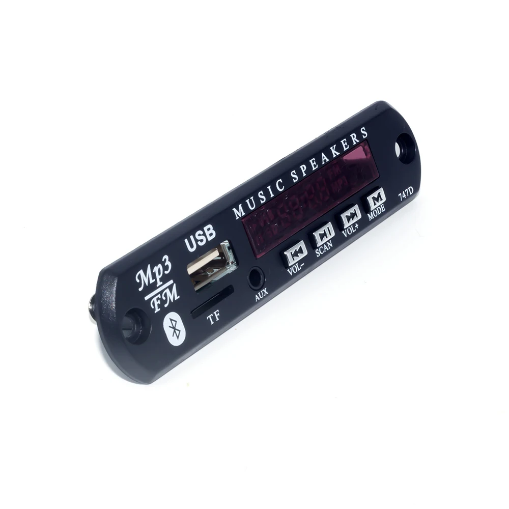 AB Chips 12V MP3 Bluetooth Player Folder FM TF USB 5V MP3 Car Audio Decoder Boards Module