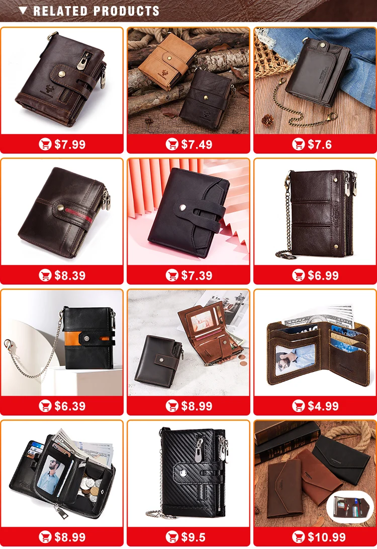 Crazy Horse Leather Men Wallet Short Fashion Purse Vintage Credit Card  Holder Coin Pocket KeyHolder Clutch Bag With Anti Chain From New_balance,  $25.97 | DHgate.Com