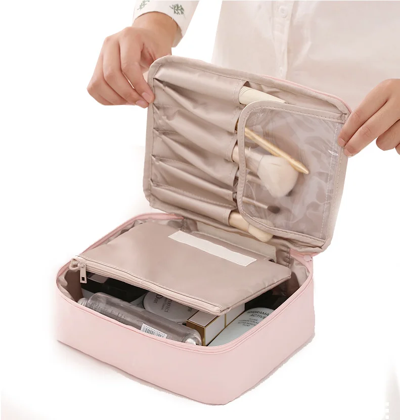 Wholesale Pink Makeup Organizer Bag 