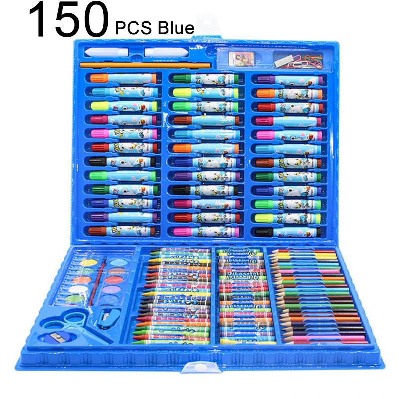 86 pcs 42 pcs Coloring set Painting set Color Set Water Color Pen Crayon  Drawing Art set For Children Drawing Tools 42pcs 86pcs coloring set