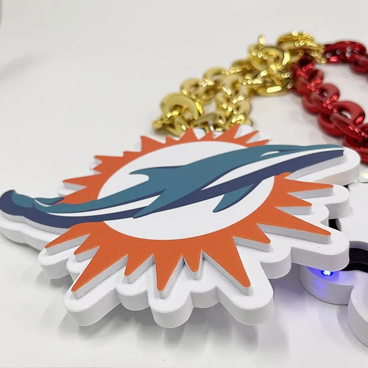 Custom Shiny LOGO Gold Plastic Necklace 3D Foam MVP Chain for Award of ...