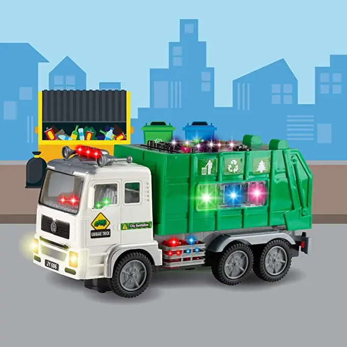 battery powered ride on garbage truck