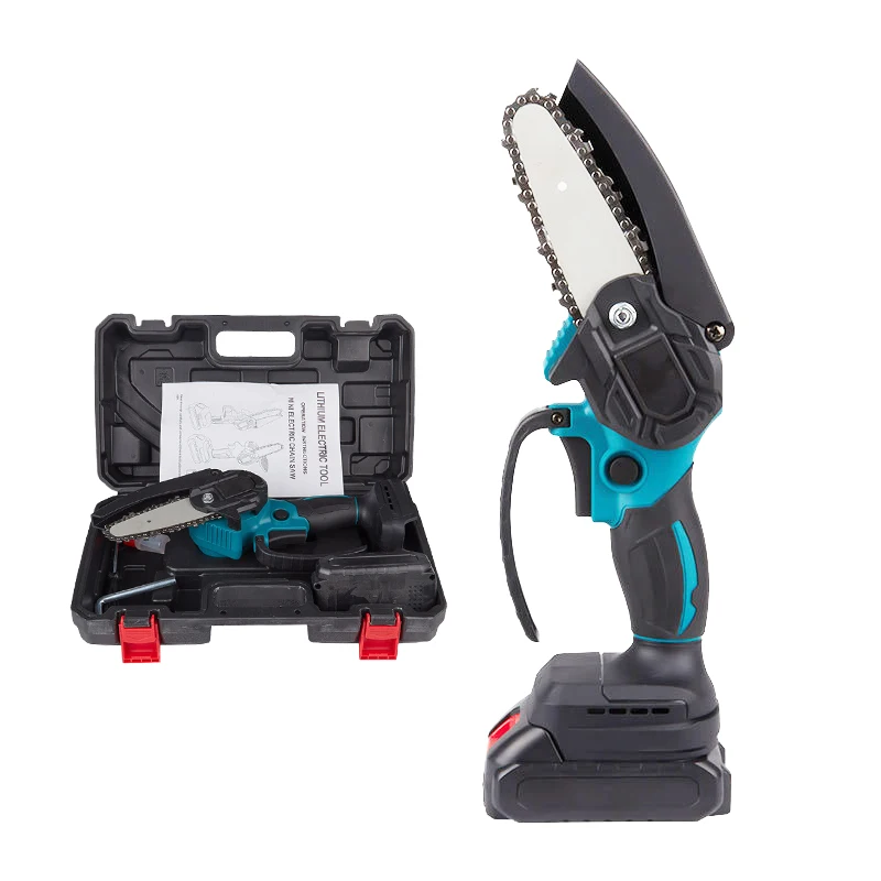 MKT 21V 4 ນິ້ວ 6 ນິ້ວ 8 ນິ້ວ Brush Garden Battery Tool Portable Purning Purner Chain Saw Mini Cordless Pruner Chainsaw