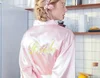 Ricamo rosa chiaro da sposa