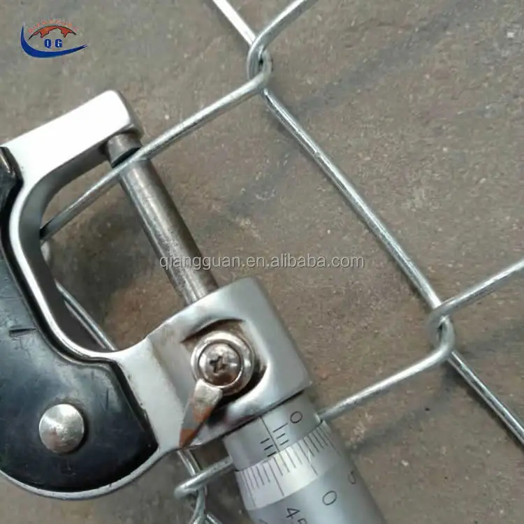 9 Gauge Diamond Wire Fencing Cyclone Wire/ 50x50mm Mesh Size Chain Link Mesh Fence