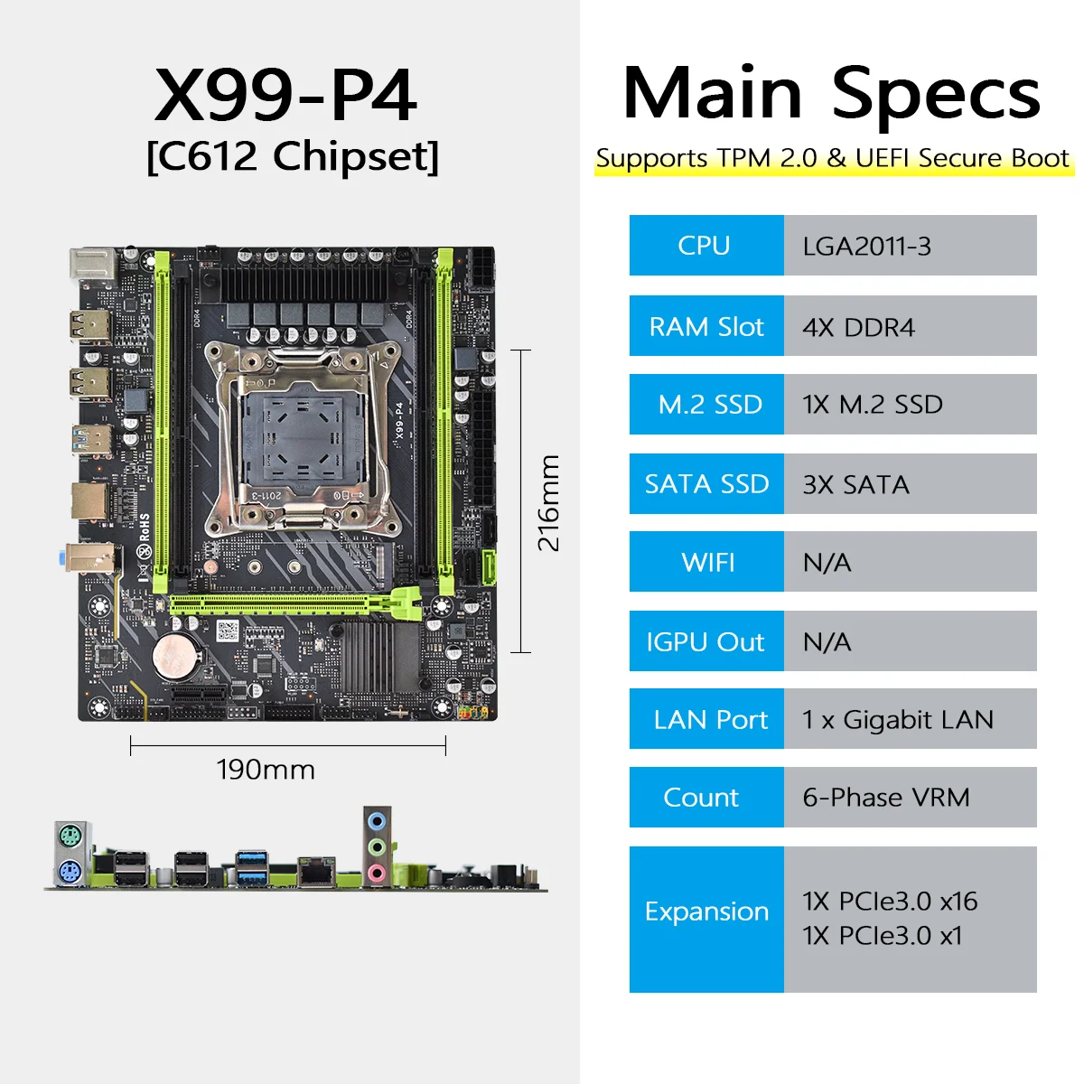 NEW X79 Dual Socket Server Motherboard Kit with 2XIntel Xeon E5