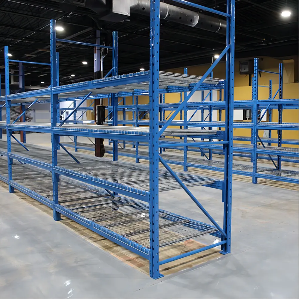 4 5 Tier Shelf Steel Adjustable Warehouse Garage Heavy Duty Storage Medium Duty Rack for Fabric Auto Parts Textile Shop