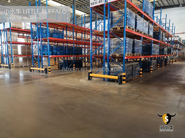 Flexible Plastic Guard for Selective Warehouse Pallet Rack Columns ...