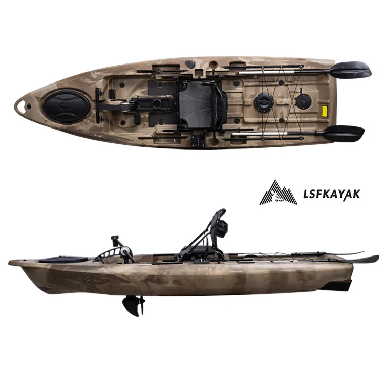 LSF 2024 Season New Designed Kayak Model "Bigfish 108 PDL " 3.28 Meters Fishing Pedal  Kayak