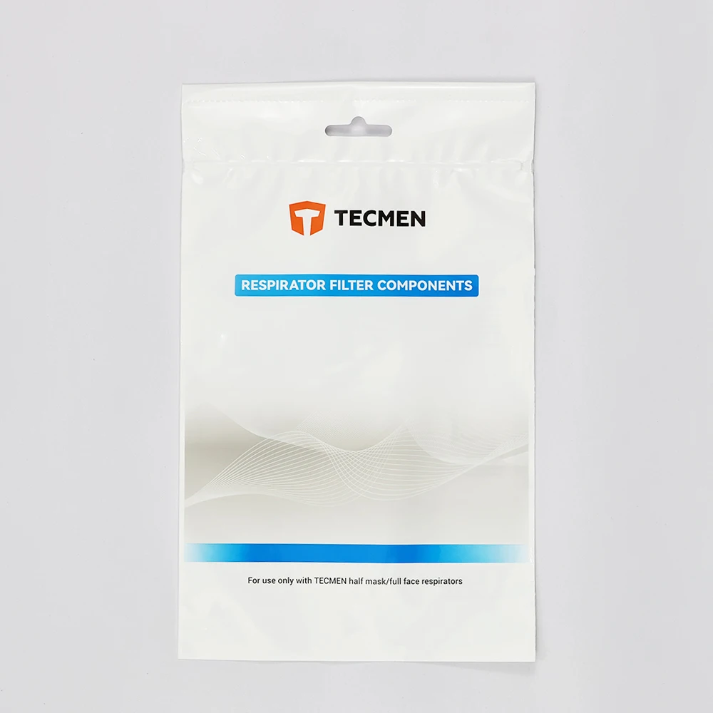 product custom printed white plastic stand up pouch flat bottom half face respirator zip lock bag reusable for shoes and socks-2