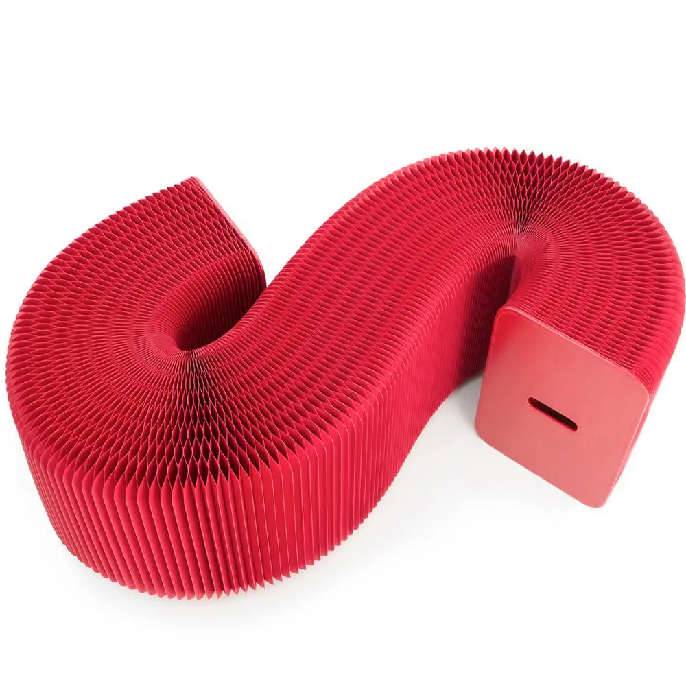 Ihpaper 42cmナチュラルアコーディオンロングチェア折りたたみ式