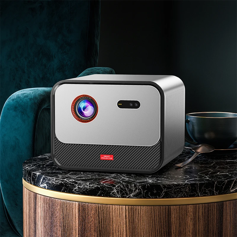 New DLP LED Projector Video Home Theater Projector Bluetooth HD Smart 4k Android With 3D High Lumen Video Cinema