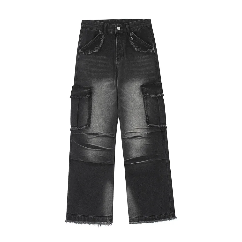 Denim Black Cargo Pants Tapered Shop Our High Quality Men's Casual