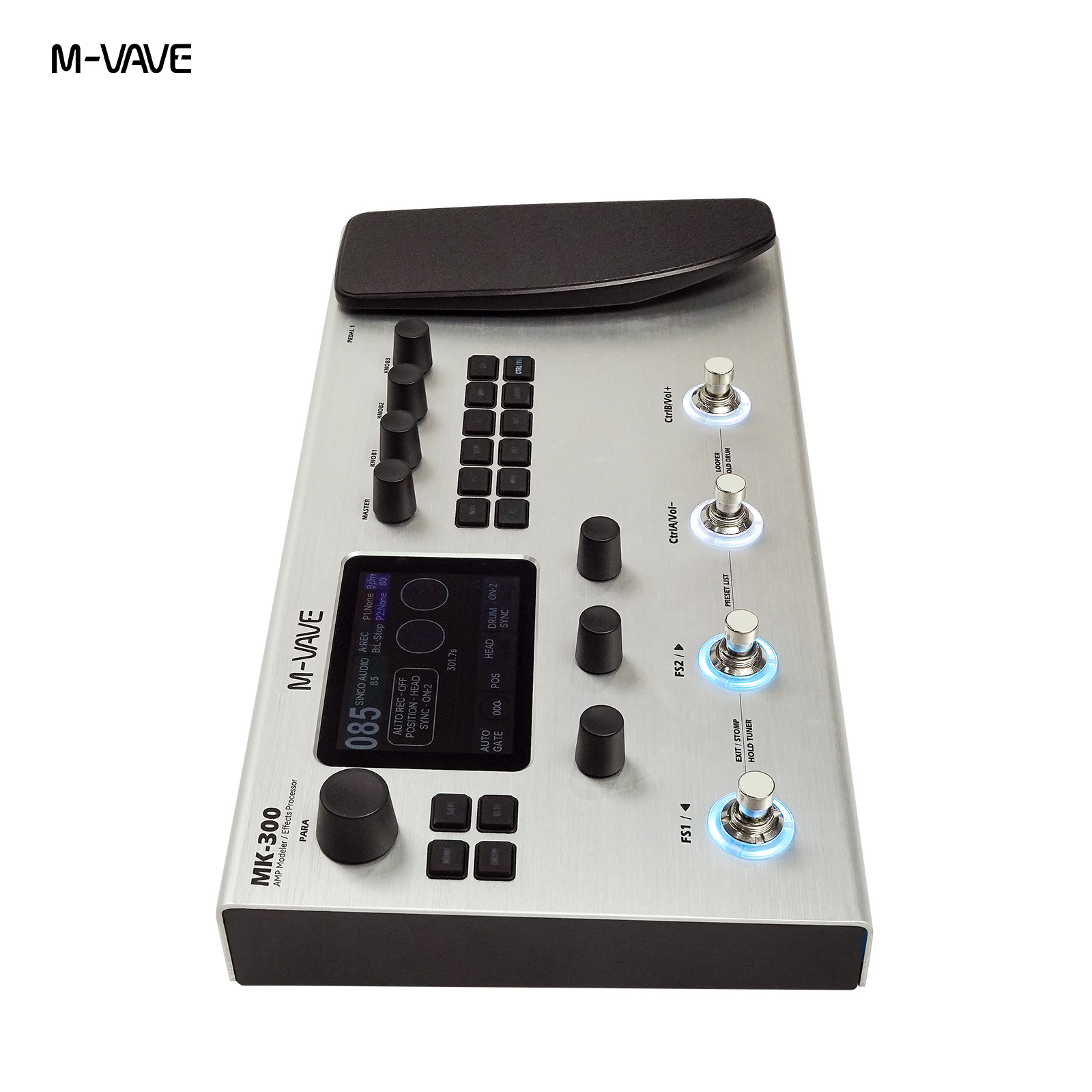 M-Vave MK-300エレクトリック/ベースギター用11エフェクト