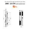 Silver-2885-22*270(with double hook)