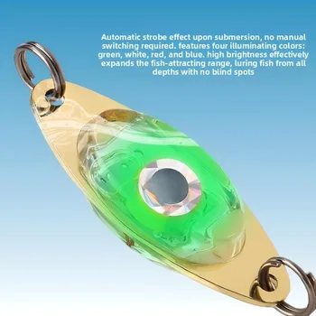 Offshore Special Underwater LED Fish Attracting Light, One-eyed Button Colorful Strobe Fish Aggregating Light for Fishing Lure – Lure – view 3