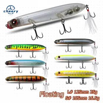CHEERY Plastic Fishing Tackle Freshwater Lure Small Size Le Dog 105mm-165g Long-Cast Floating Pencil Lure Z-Dog Hooks – Pencil – view 2