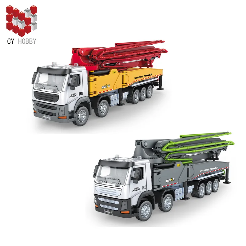 Huina 1709 1:50 Alloy Concrete Pump Truck - Toy for Kids