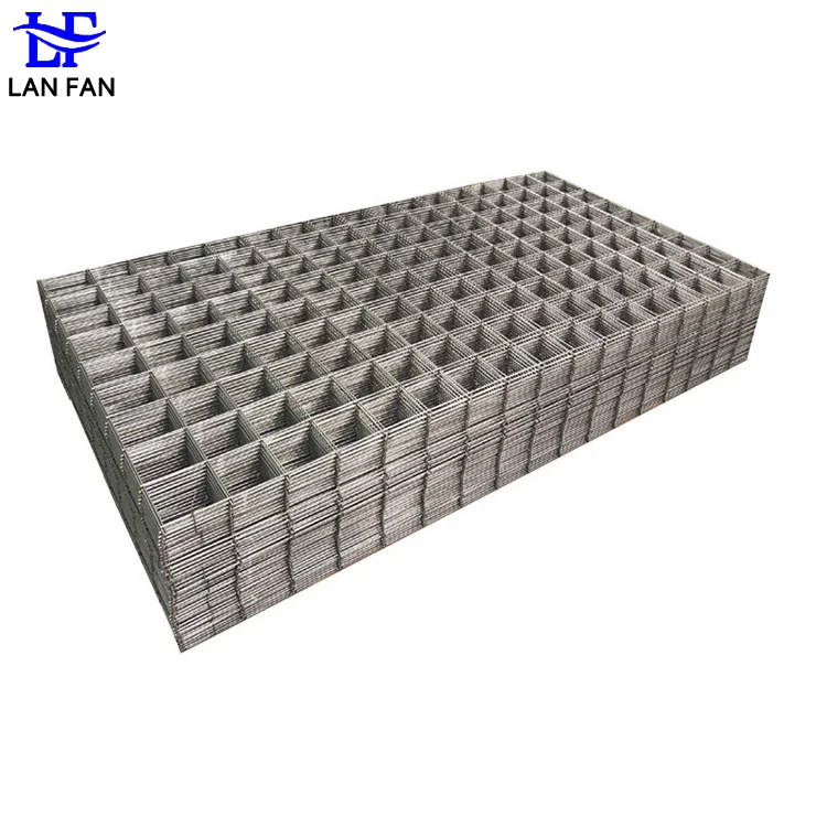 100mm 50mm Galvanized Steel Wire Mesh Black Welded Wire Mesh Panel