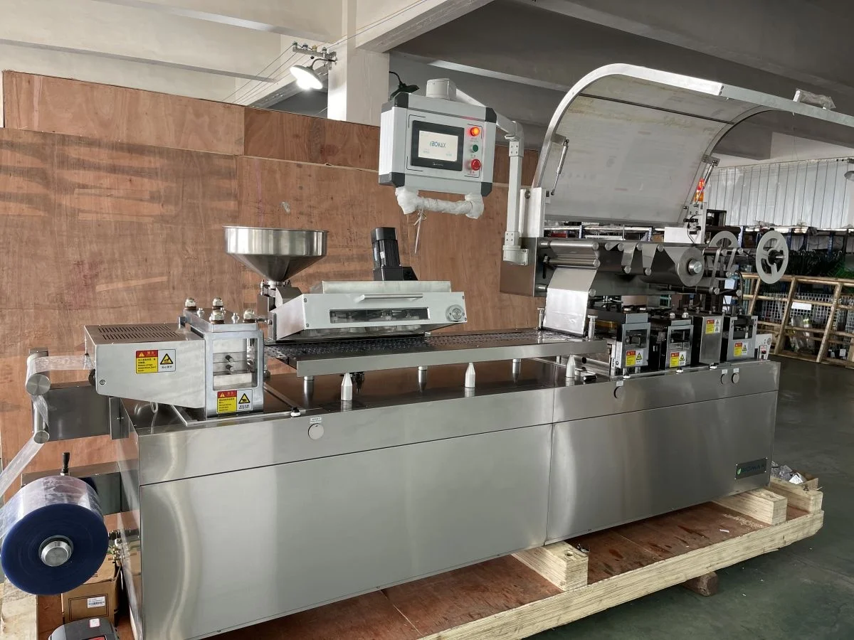 Автоматическая Мини блистерная упаковочная машина для таблеток капсулы