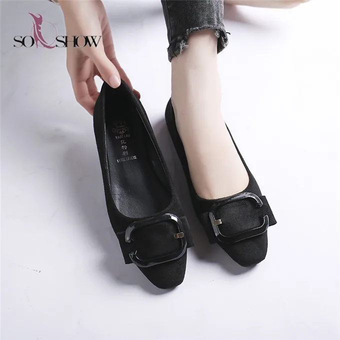 2022 new fashion upper suede flats| Alibaba.com