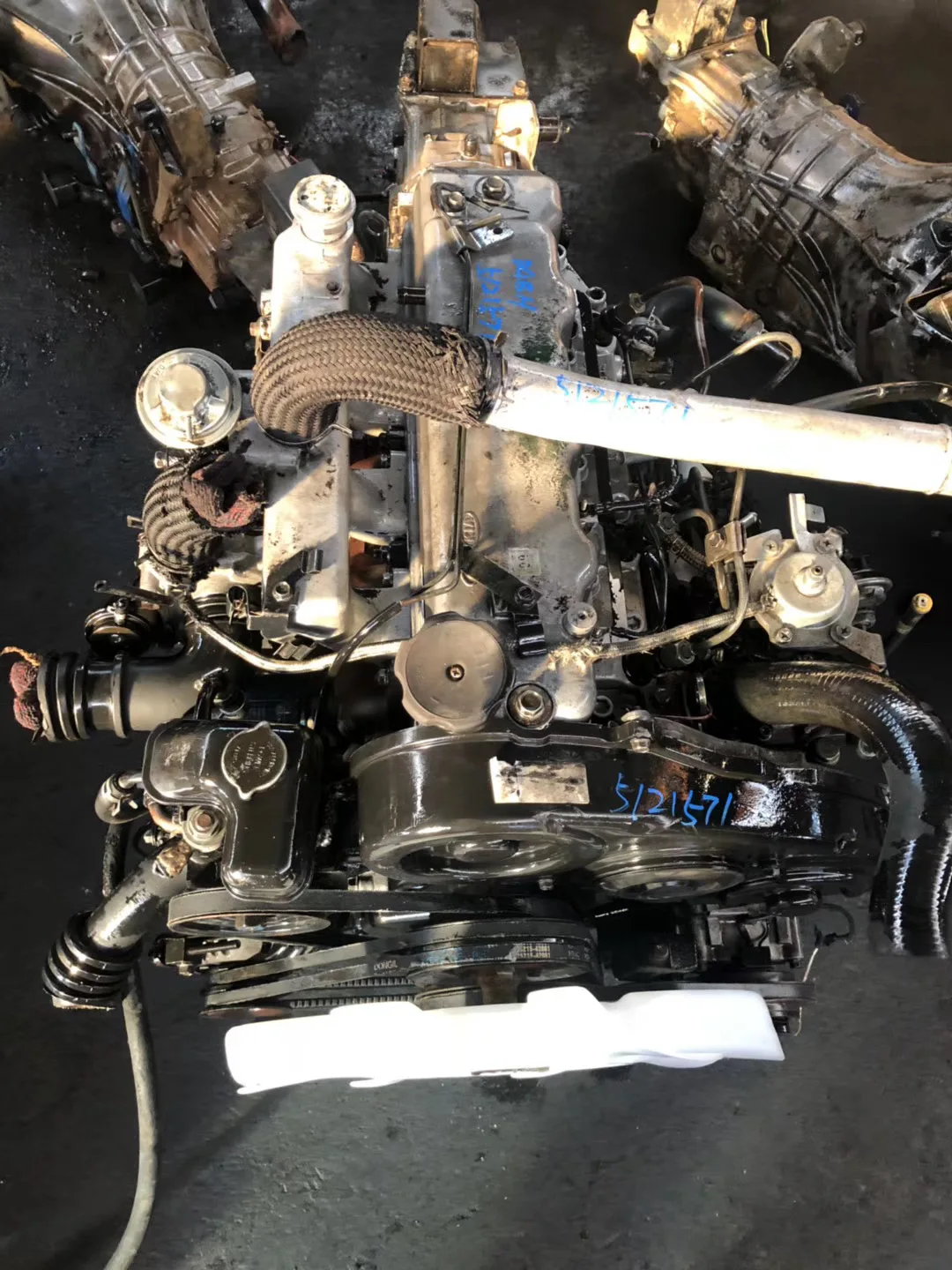 Intercooler Korea D4BH Used Diesel Engine With Turbo