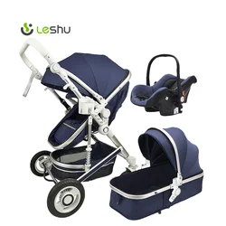 poussette bebe 3 in 1 baby stroller pram cochecitos de bebe trolly with carrycot and carseat