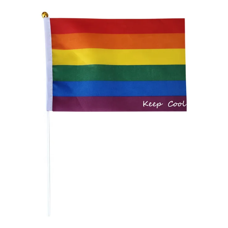 Customised Tour Guide Screen Hand Held Flag Sublimation Printed Promotion Advertising Promotion Flag Banner Small Paper Flags