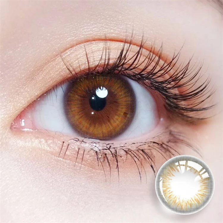 JB12 Blue Pink Color Lens Hot Selling Color Contact Lens Wholesale Price Monthly Contact New Arrival