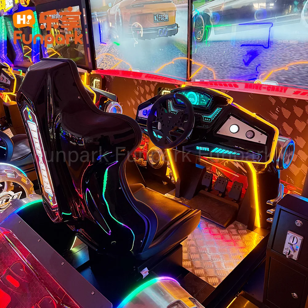 Funpark New Style Simulator Racing Car Arcade Coin-operated Video Game Console Game Machine Racing Console Speed Video Arcade supplier