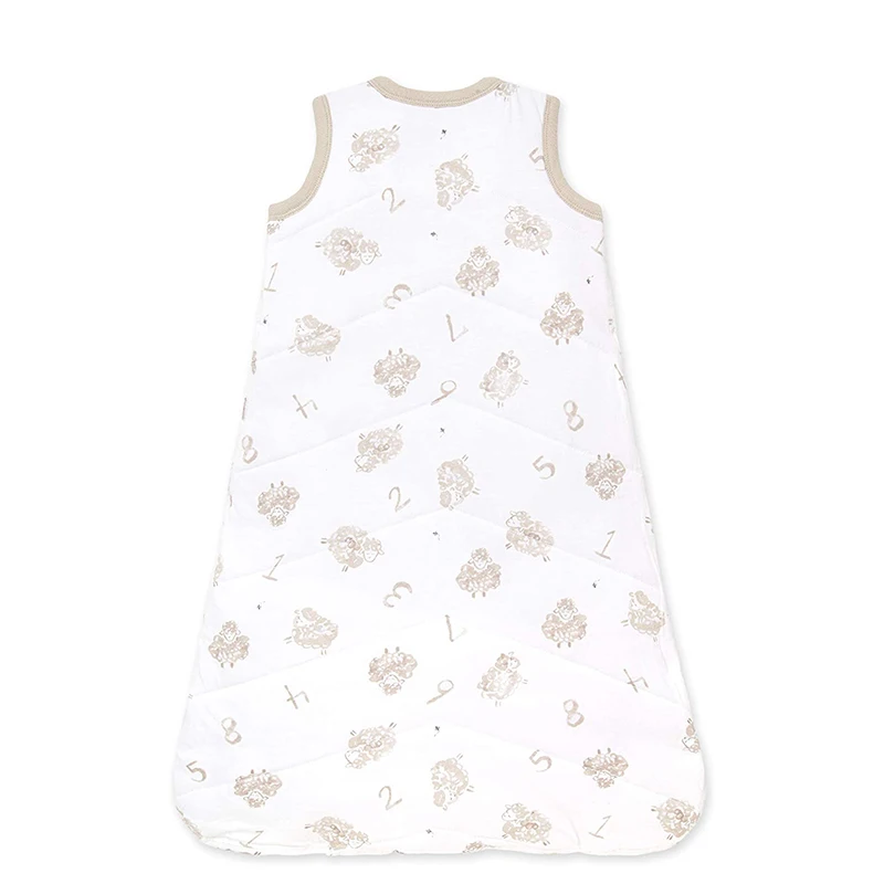 Детская сумка для сна с перевернутой молнией унисекс одежда малышей без рукавов теплое мягкое переносное одеяло TOG 0 5-3