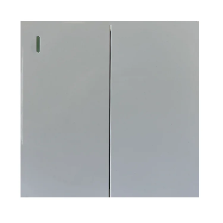 VNX 4G2W Large Full Panel Switch UK House Wall Light Switch Way Silver Spray Paint Large Wall Socket
