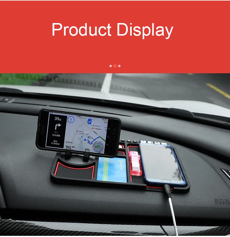 New arrival dashboard non slip multifunctional cell phone GPS holder mat pad for car