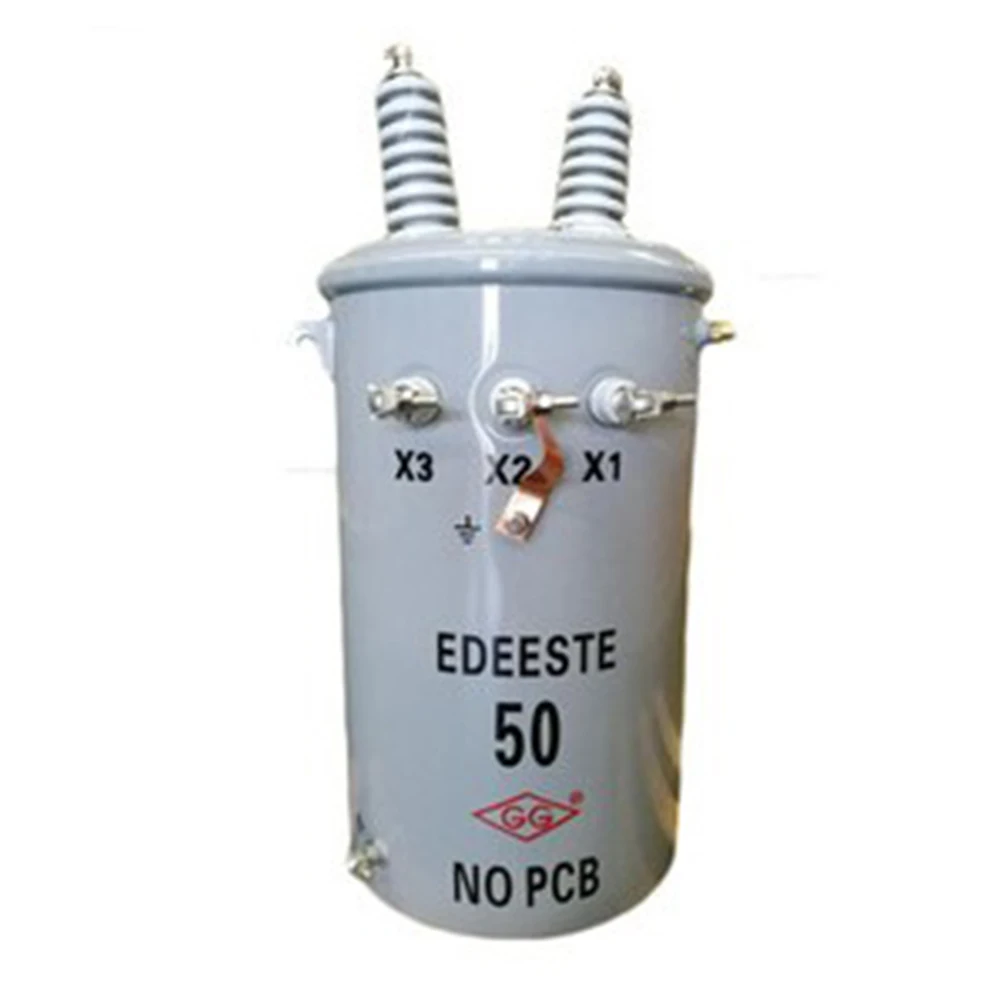 Factory Price with Discount 50kva 34.5kv to 120v/240v single phase Oil Immersed Transformer high standard
