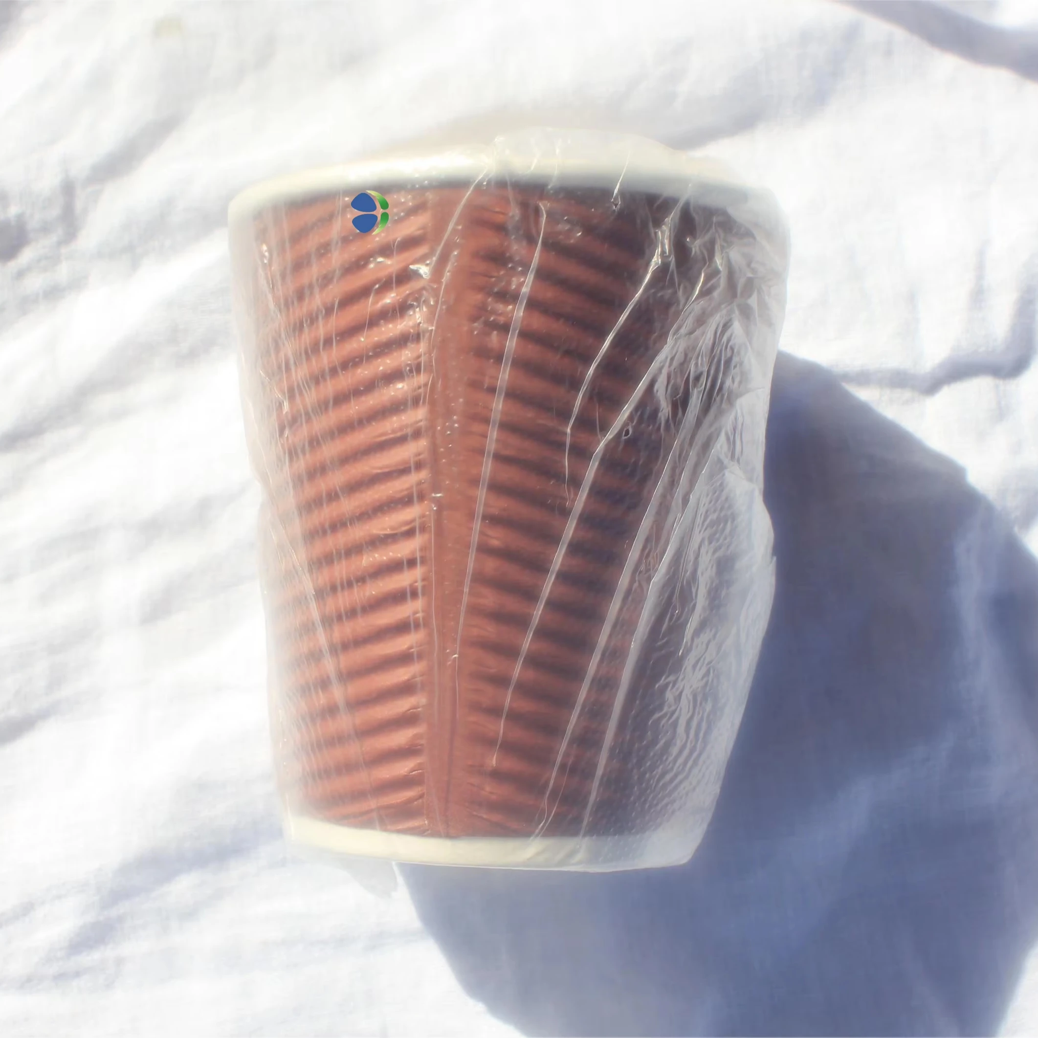SEDEX individually wrapped ripple paper cups customer's design ...