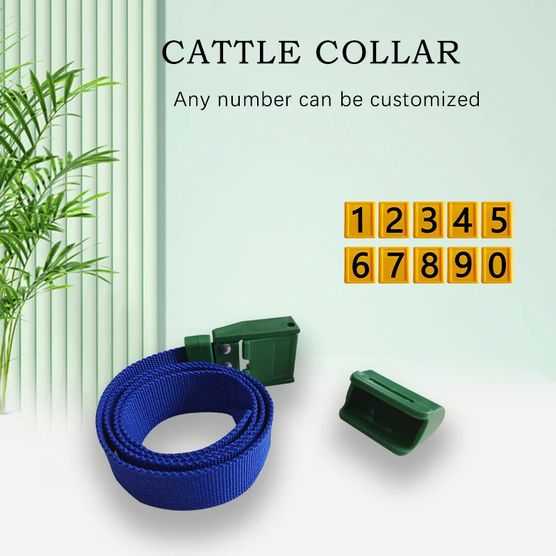 The 2024 New Custom Cattle Neck Collar a Digital Adjustable Neck Tag logo Designed Specifically for Cattle and Goat