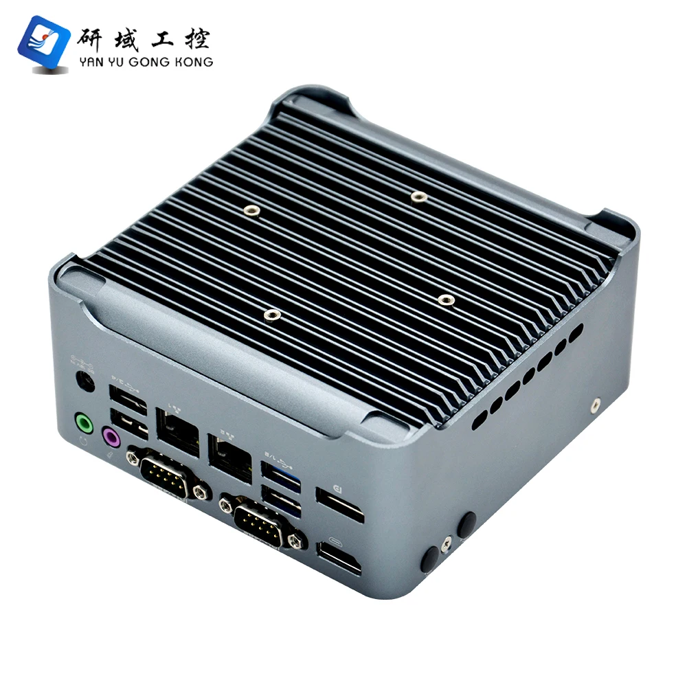 YENTEK Mini Computer Intel 5205U 2 DDR4 M.2 NVME Dual Ethernet RJ45 LAN 2 COM Dual Display HD DP Port Industrial Mini Pc