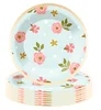 Assiette en carton de 7 pouces