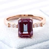 18k yellow gold gemstone ring