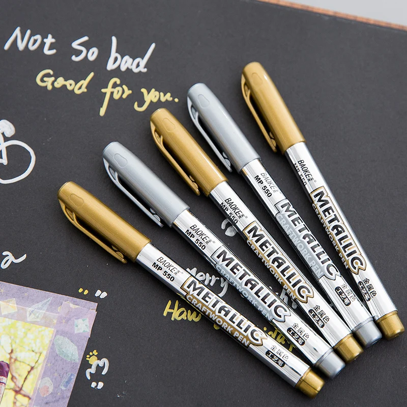 BAOKE Metallic Craftwork Pens Perfect for DIY Projects