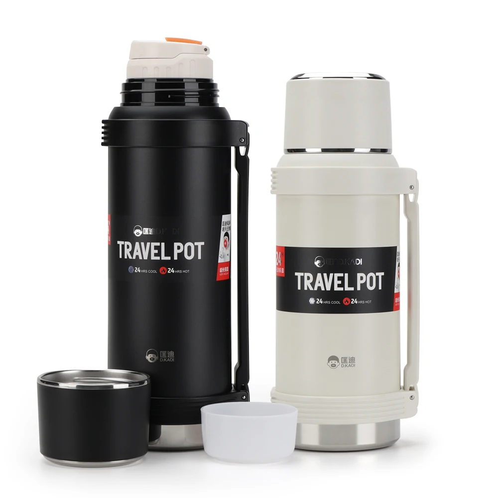 Custom Design Large Capacity Double Wall Stainless Steel Insulated Water Bottle Sport Wide Mouth Thermos Vacuum Insulated Flask