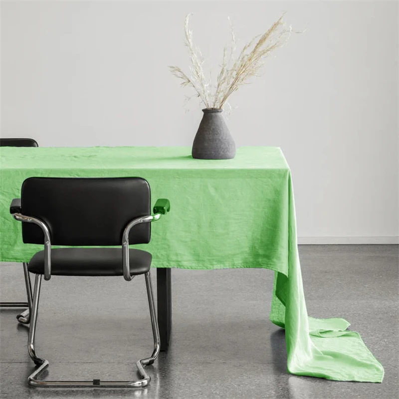 100% льняная скатерть для отеля 140x140