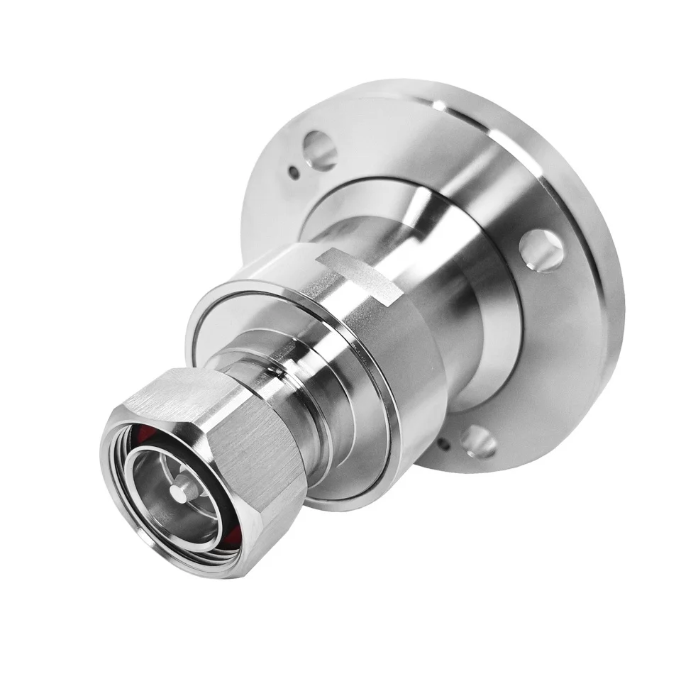 Adapter: 1-5/8-Zoll-EIA-Flansch-Flanschsteckverbinder auf 7/16-DIN-Stecker (männlich), L29-HF-Koaxialadapter-Steckverbinder auf Lager