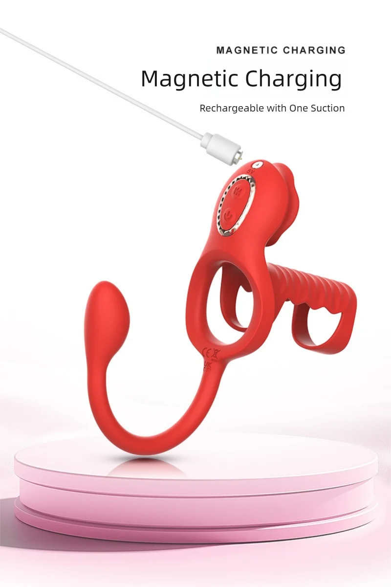 Rose Fine Ring Vibrator für Männer – Sexspielzeug für Paare zur klitoralen Stimulation und für mehr Lust beim Masturbieren_voghion.com