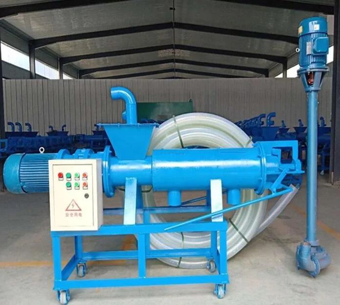 Screw Press Cow Manure Dewater Machine Solid Liquid Separator