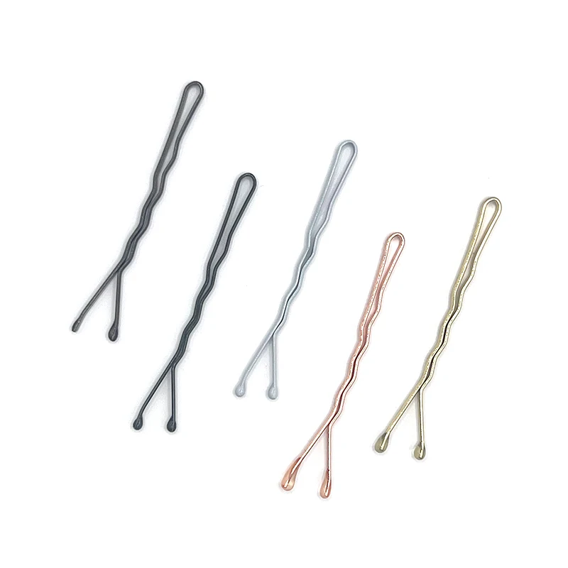 36 Schwarze Haarspangen Aus Metall – 6,2 Cm, 3 Verschiedene Muster, Für Frauen & Mädchen