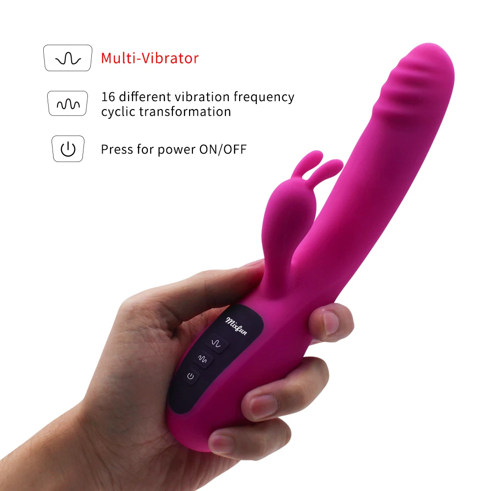 2023 Hot New Rabbit silicone g-spot dildo vaginal vibrator sex toys for women adult