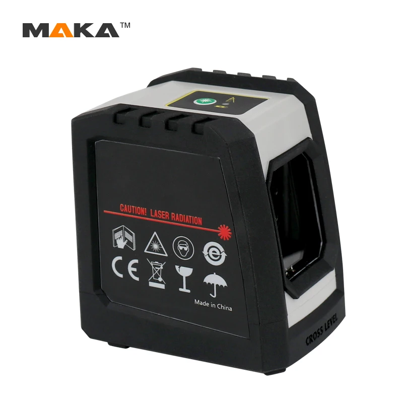 Лазерный уровень MAKA с зелеными линиями нивелир магнитом в новом