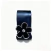 Grands crochets marguerite noirs [en sachet]