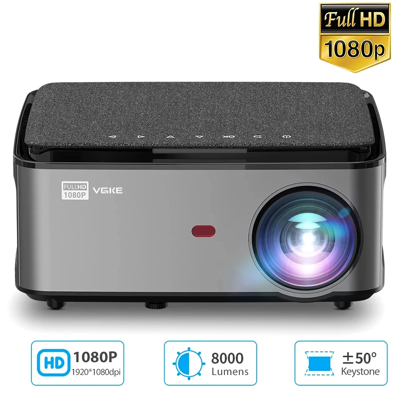 VGKE プロジェクター フルHD 5G WiFi 9500ルーメン 1080P ビデオ 